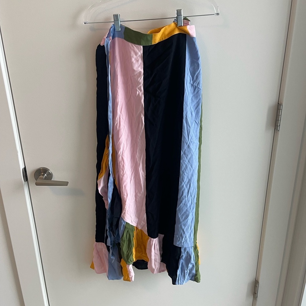 DOLAN Multicolor Wrap Striped Women's Skirt